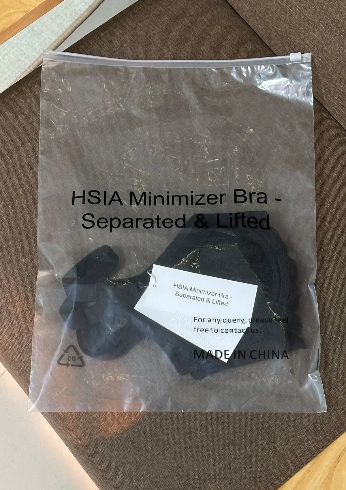 HSIA Minimizer Bra – Separated & Lifted Lace Underwire Bra
