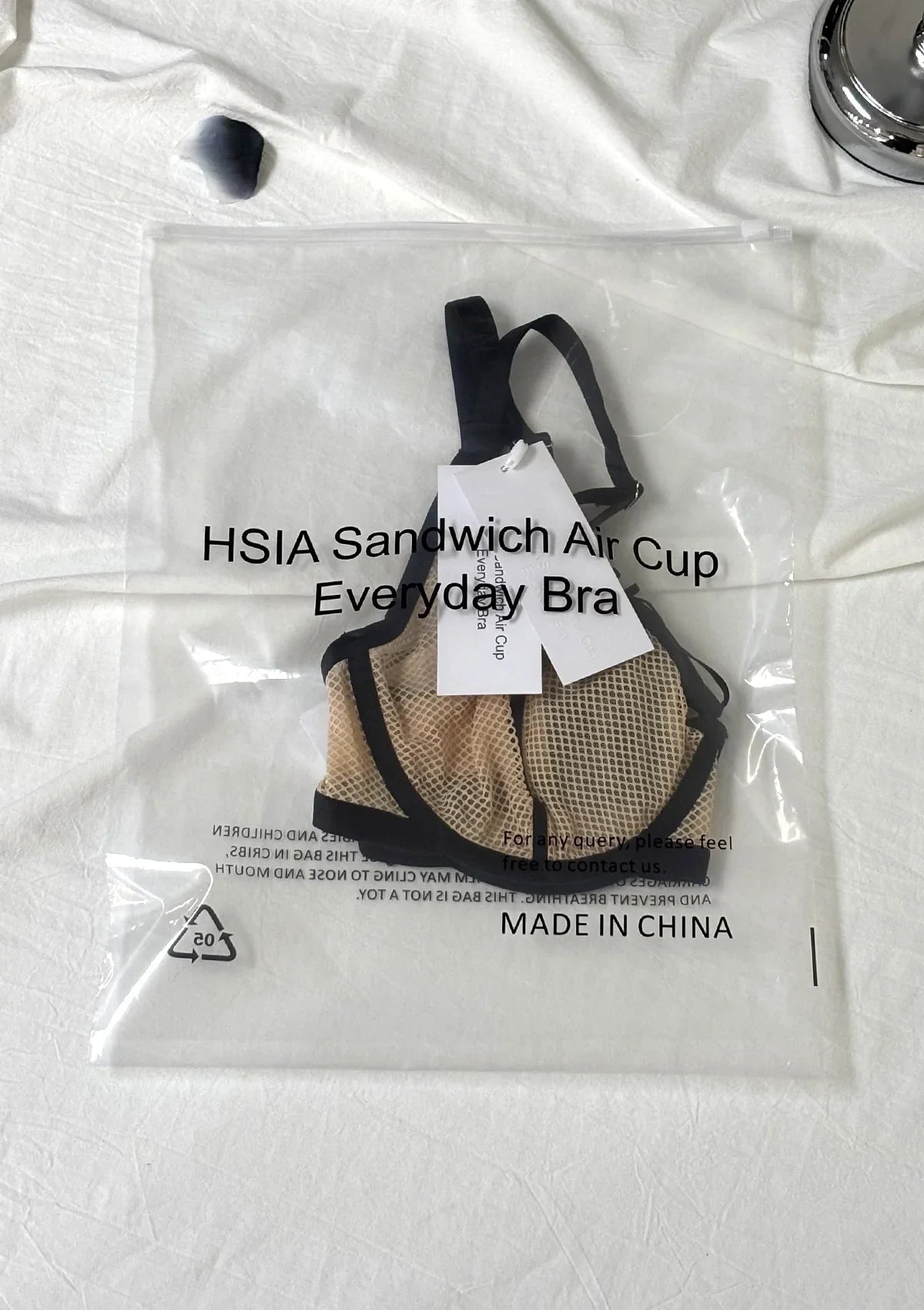 HSIA Sandwich Air Cup Punk Chic Strappy Unlined Balconette Everyday Bra
