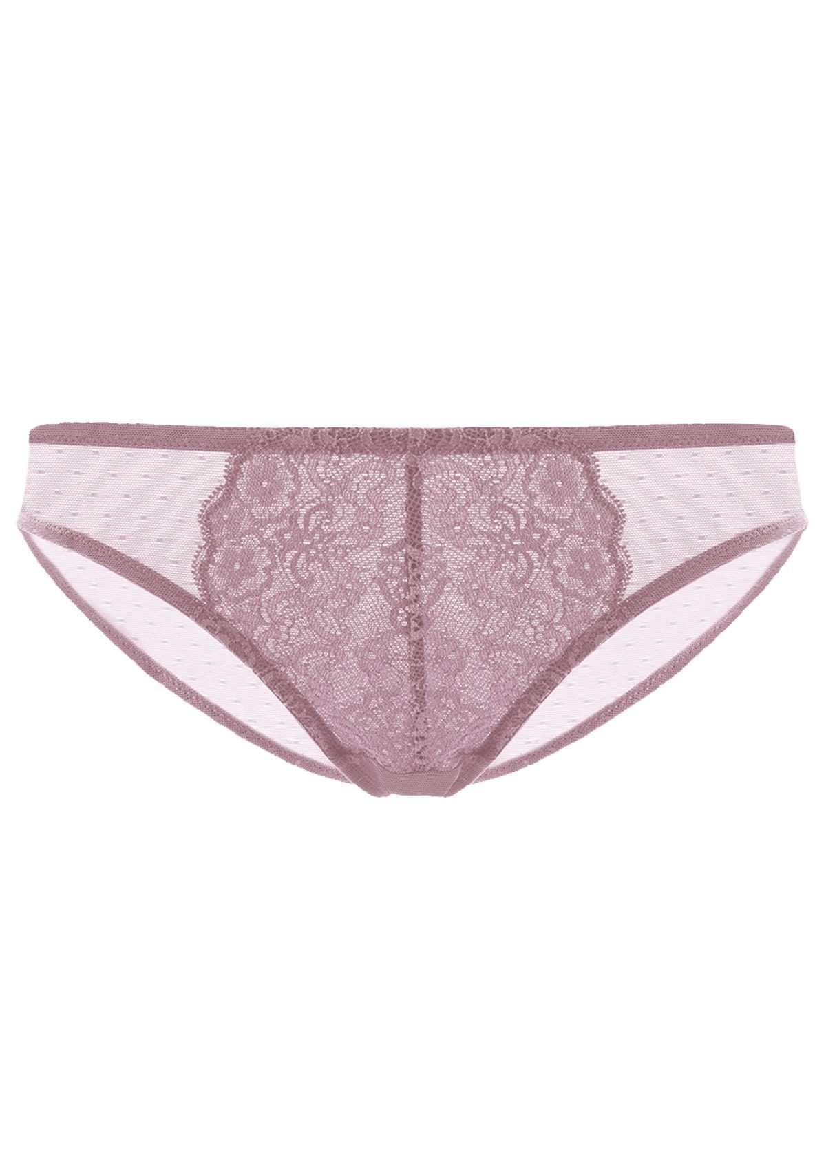 Nymphaea Front Floral Lace Bikini Underwear