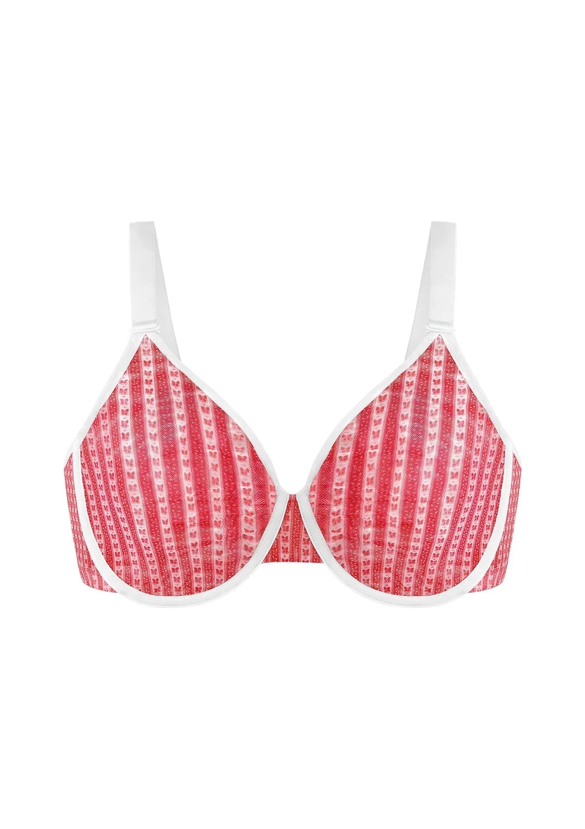 HSIA Christmas Holiday Edit Unlined Plus Size Non-padded Underwire Adjustable Straps Full Coverage Bra