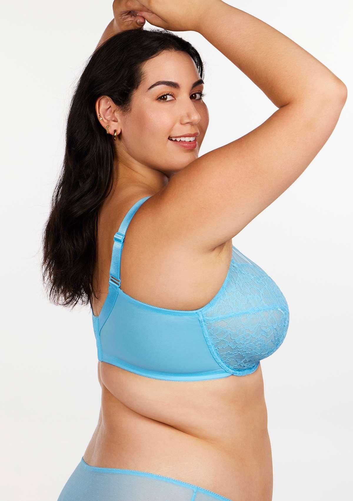 Enchante Lace Unlined Full Coverage Underwire Bra