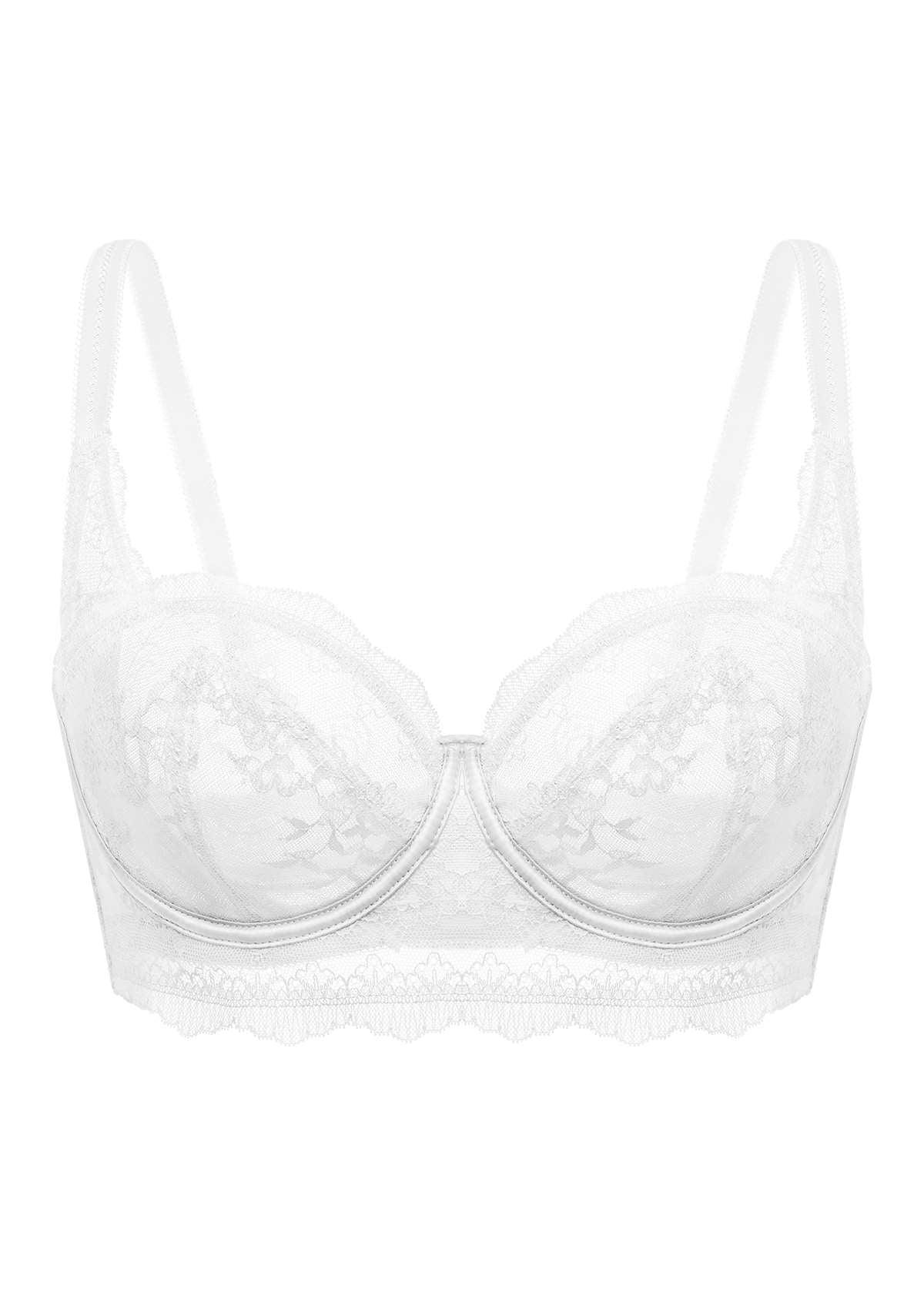 I Do | Petite Floral Lace Unlined Bra