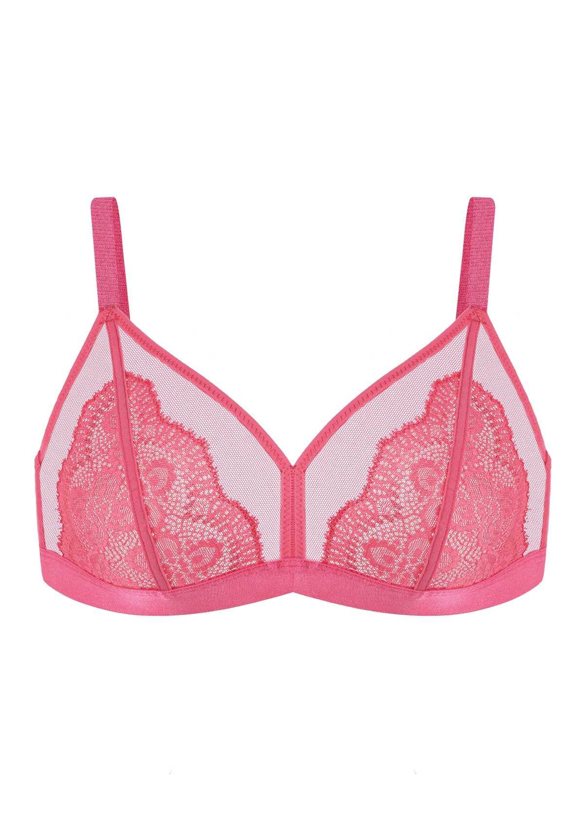 HSIA Wireless Lace Triangle Bra
