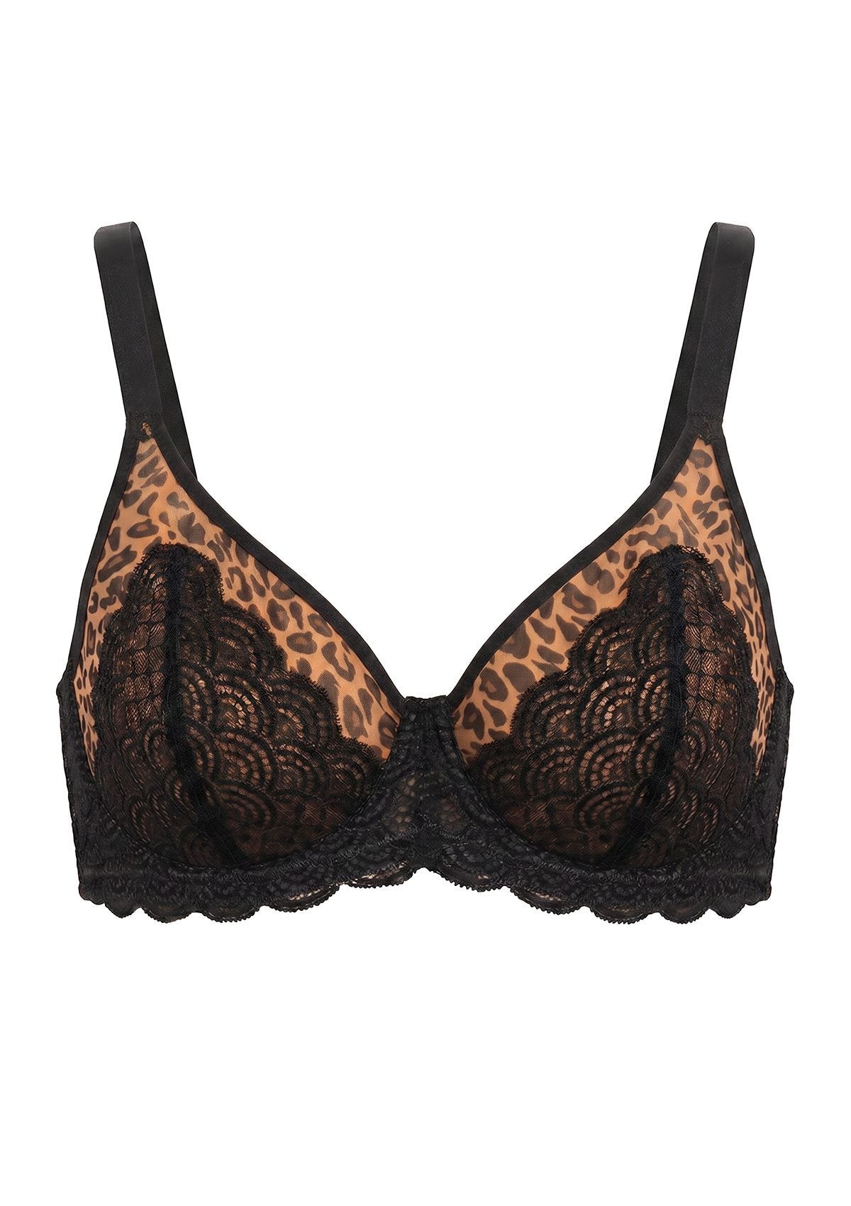 Mermaid Scales Lace Unlined Bra
