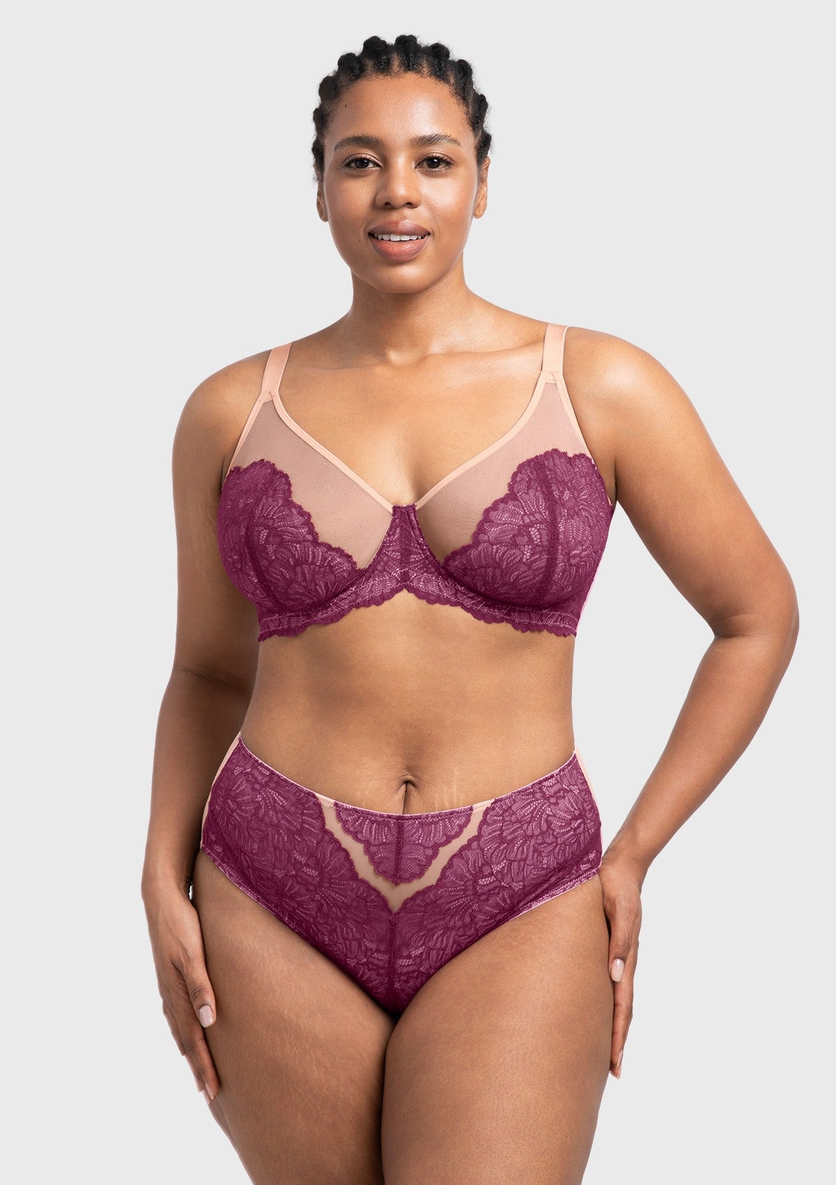 HSIA Blossom Unlined Lace Underwire Bra