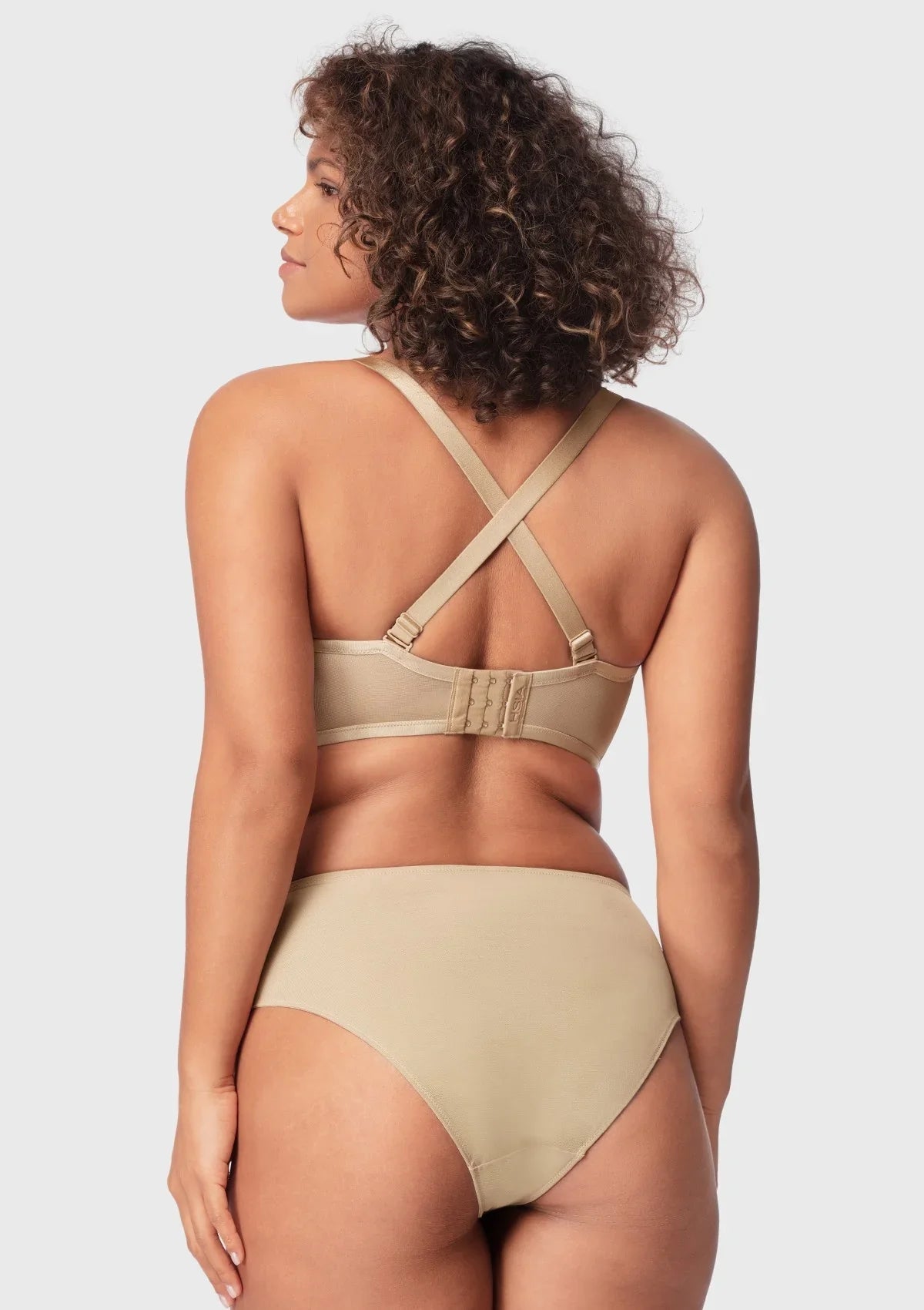 Leopard Unlined Strapless Minimizer Bra