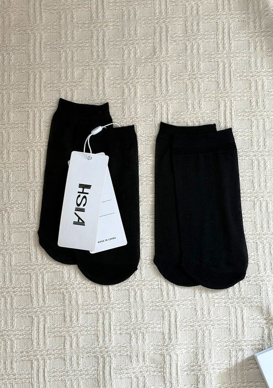 HSIA—Women‘s Black Short Socks