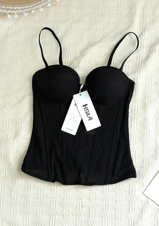 HSIA—Gracious Overbust Lace Corset Bustier