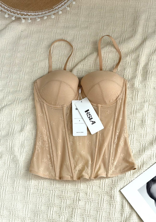 HSIA—Gracious Overbust Lace Corset Bustier