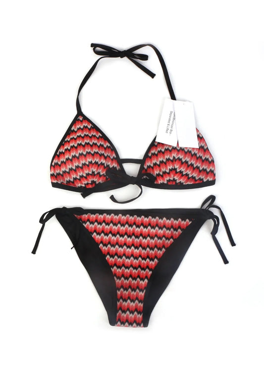HSIA Minimizer – Separated & Lifted Two Piece Halter Tie Side Bikini Bathing Suit