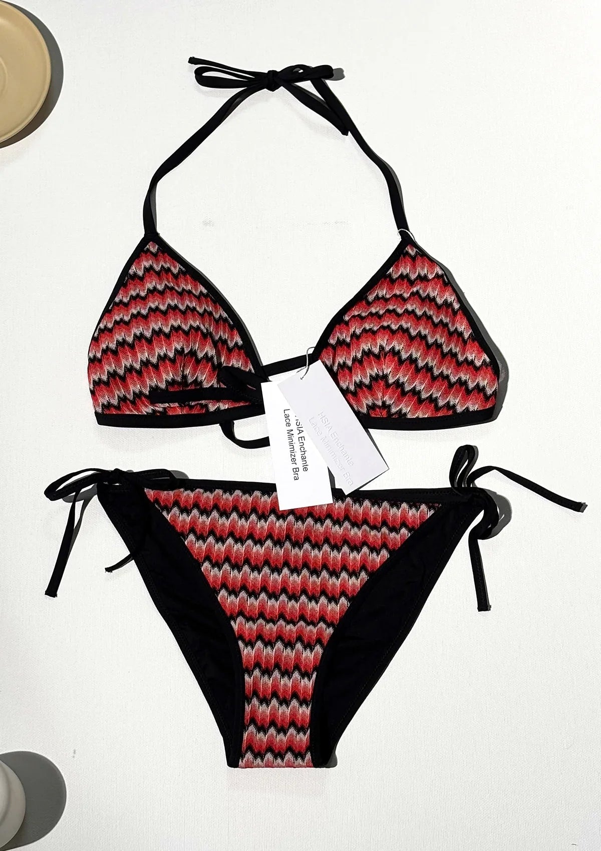 HSIA Enchante Two Piece Halter Tie Side Bikini Bathing Suit
