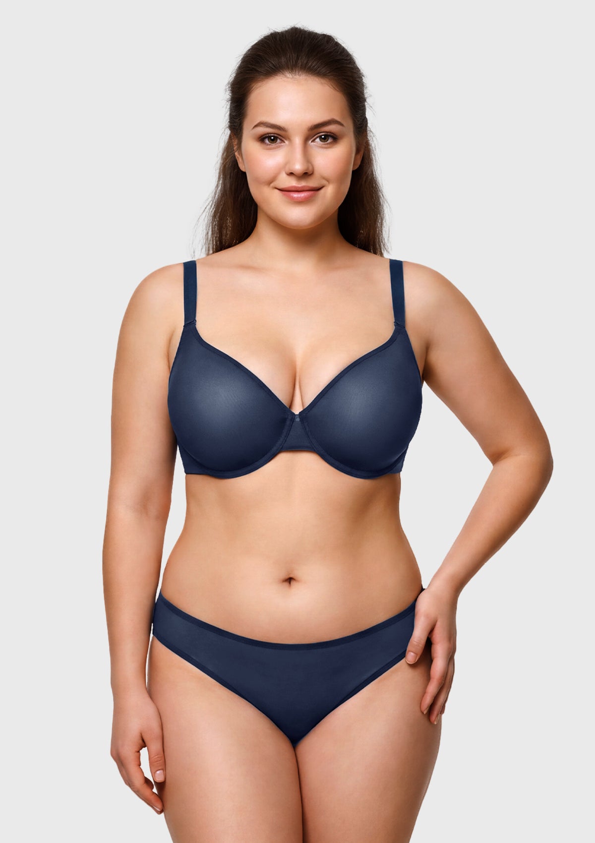 Seraphina Unlined Underwire Sheer Mesh Bra