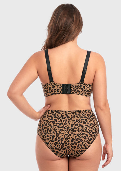 V-Neck Seamless Wireless Push Up Support  Multi-way Strap Bra