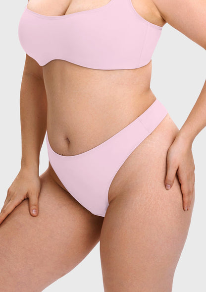 Vespera Smooth Seamless High-Cut Underwear - HSIA