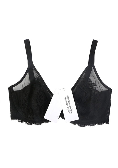 HSIA Minimizer Bra – Separated & Lifted Lace Underwire Bra