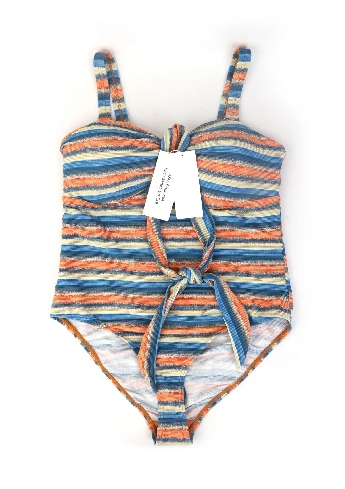 HSIA Enchante Multiway Multi-colored Striped One-piece Swimsuit