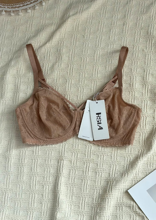 HSIA—HSIA Penumbra Floralette Unlined Strappy Lace Uderwire Bra