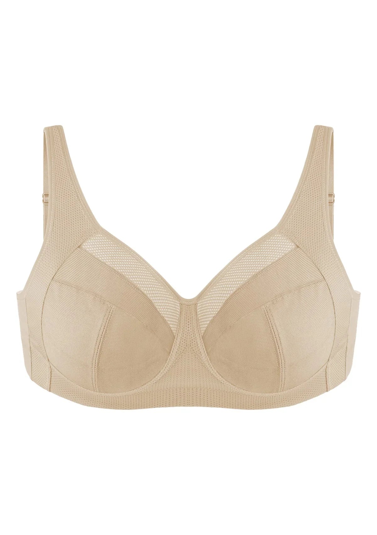 AiryComfort Full Coverage Unlined WireFree Minimizer Bra
