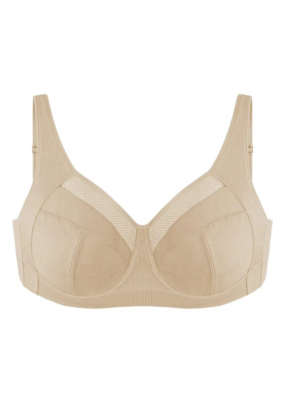 AiryComfort Full Coverage Unlined WireFree Minimizer Bra