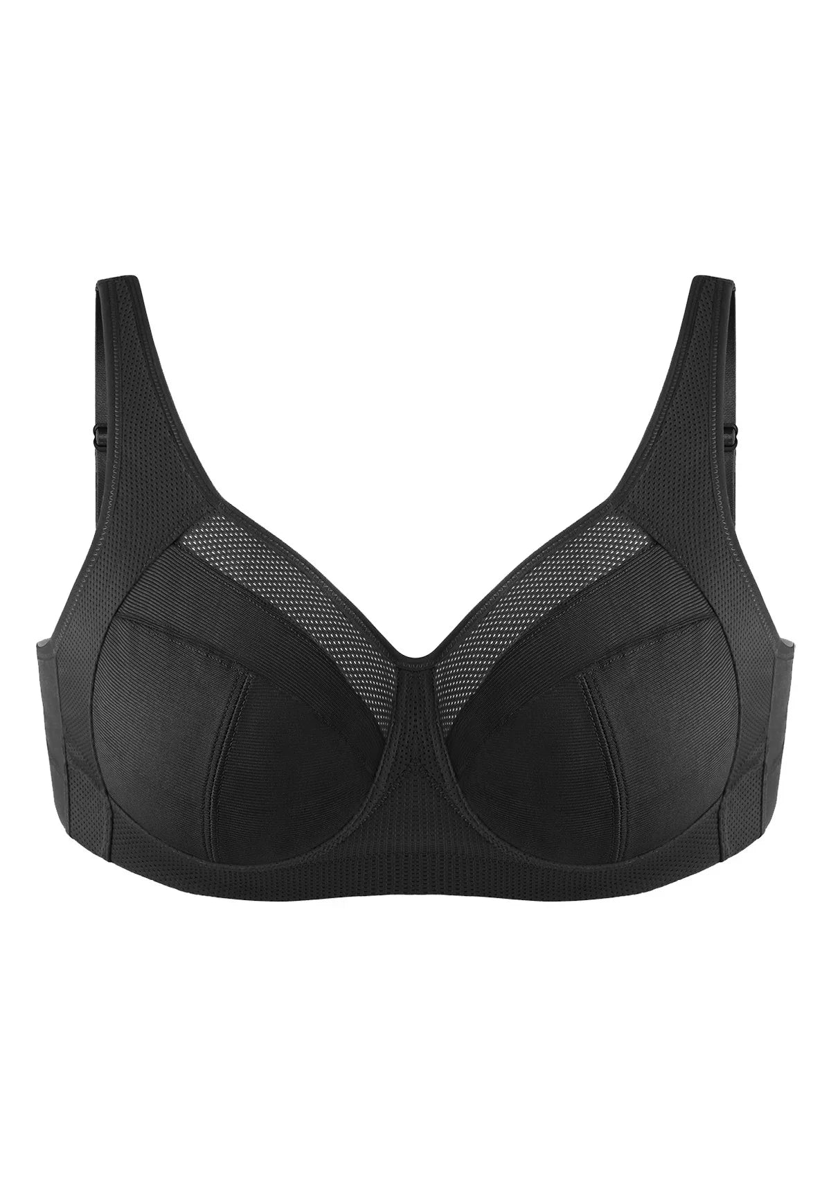 AiryComfort Full Coverage Unpadded WireFree Minimizer Bra