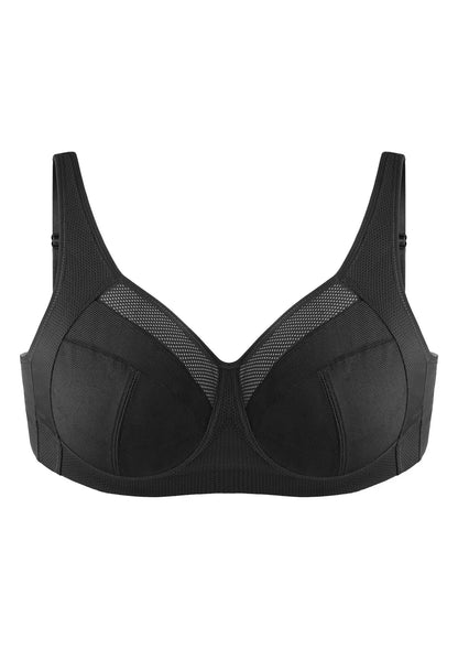 AiryComfort Full Coverage Unpadded WireFree Minimizer Bra