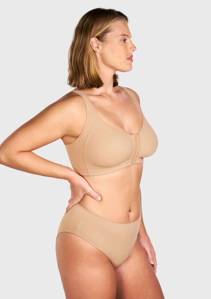 AlignFit Front Closure Posture Corrector Wireless Minimizer Full Coverage Bra