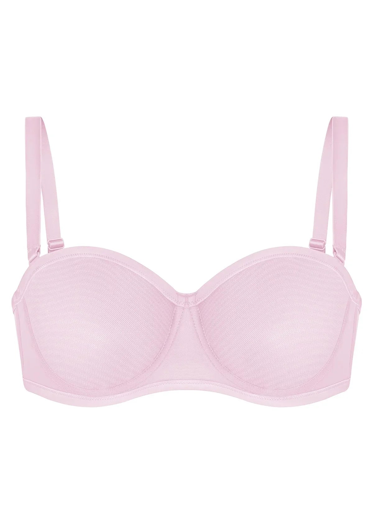 Leopard Unlined Strapless Minimizer Bra