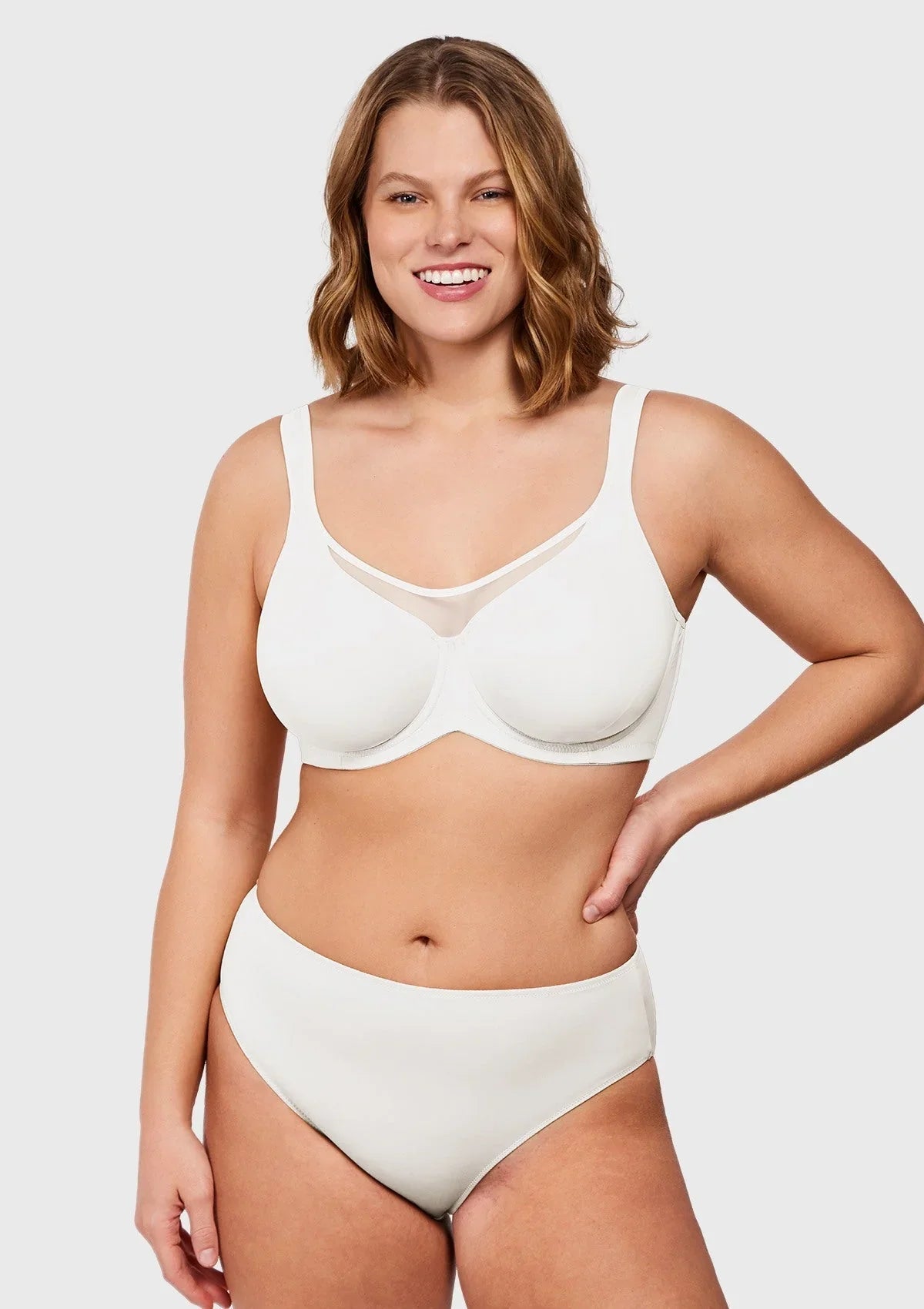 CoolComfort Smoothing Unlined Underwire Minimizer Bra
