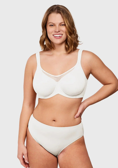 CoolComfort Smoothing Unlined Underwire Minimizer Bra