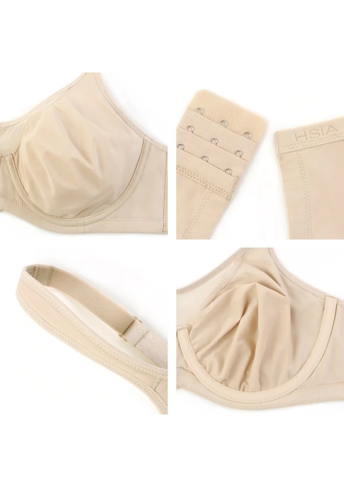 CoolComfort Smoothing Full Coverage Unlined Underwire Minimizer Bra