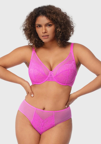Enchante Lace Unlined Full Coverage Underwire Bra