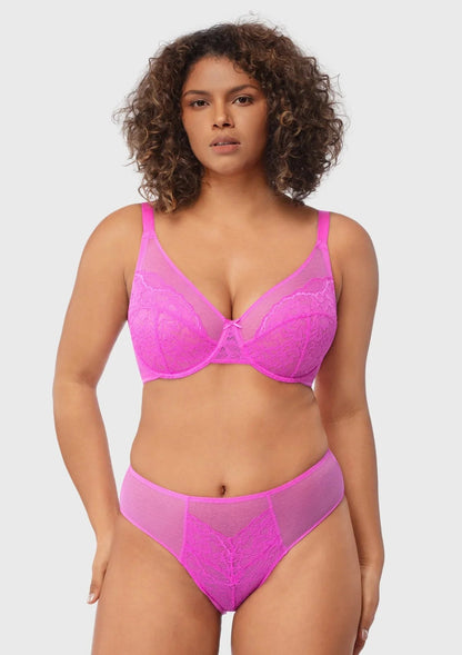 Enchante Lace Unlined Full Coverage Underwire Bra
