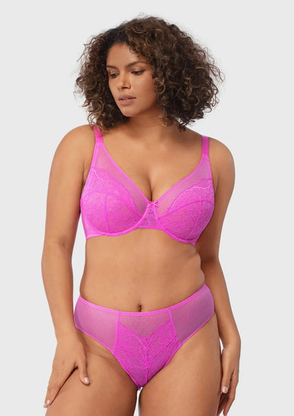 Enchante Lace Unlined Full Coverage Underwire Bra