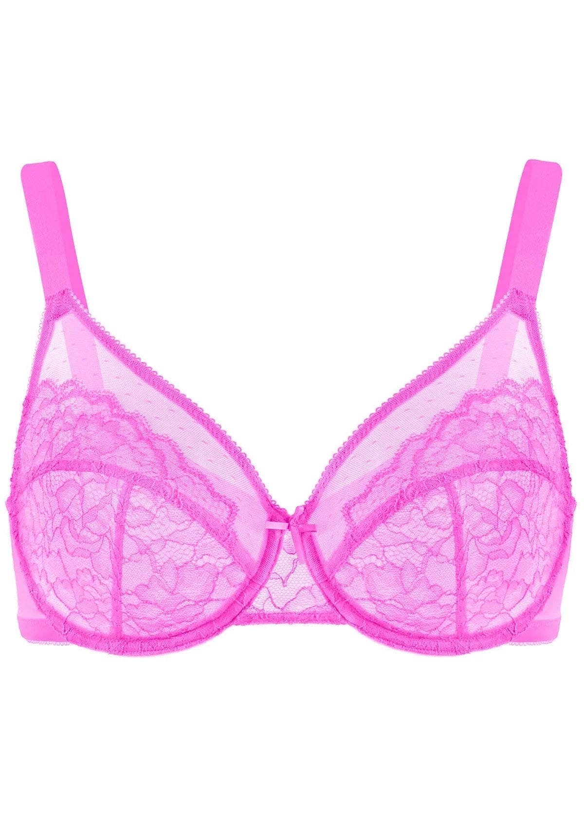 Enchante Lace Unlined Full Coverage Underwire Bra