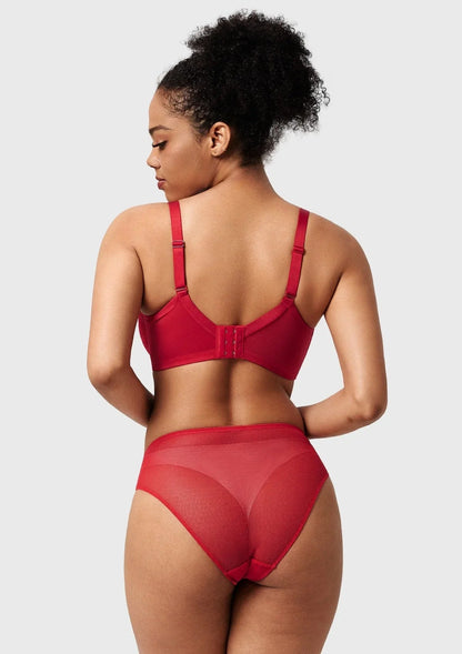Enchante Lace Unlined Full Coverage Underwire Bra