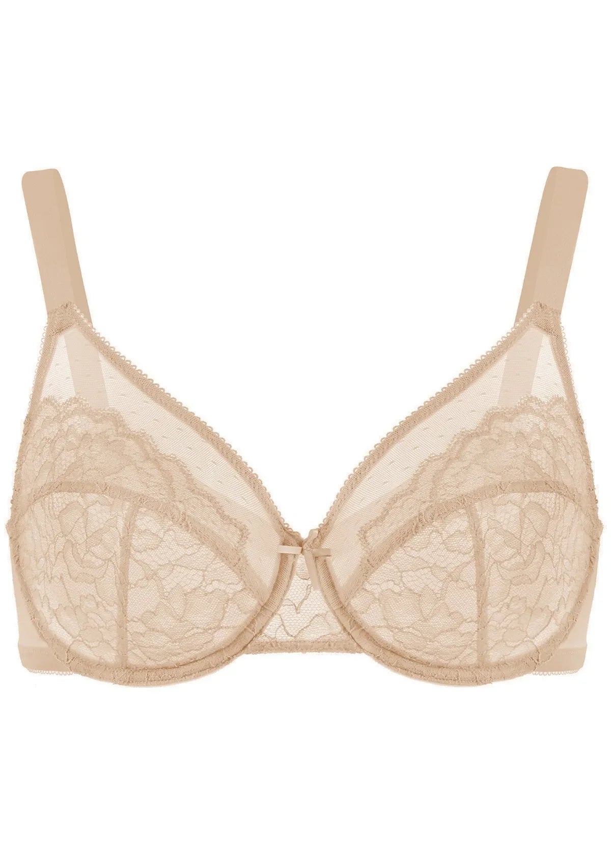 Enchante Lace Unlined Full Coverage Underwire Bra
