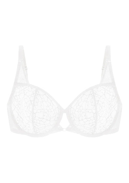 Ethereal Lines Embroidery Unlined Underwire Bra