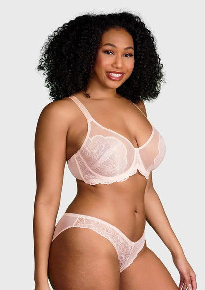 HSIA Blossom Unlined Lace Underwire Bra