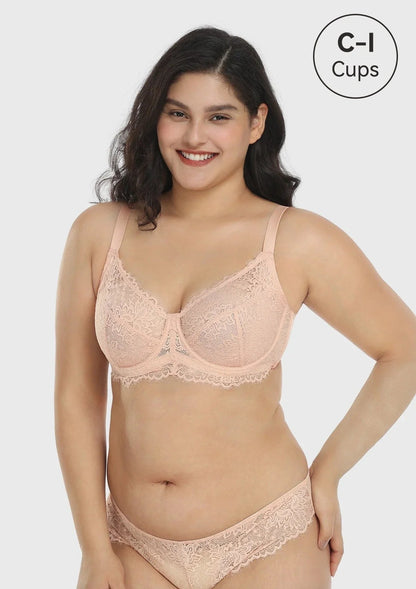 HSIA Sunflower Underwire Lace Bra
