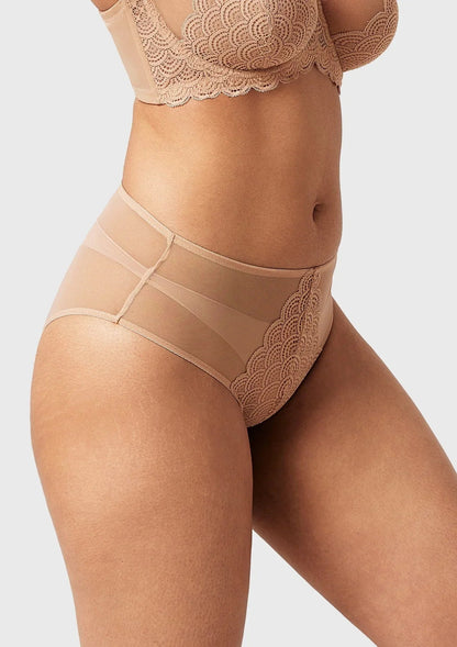 Mermaid High-Rise Lace Brief Underwear