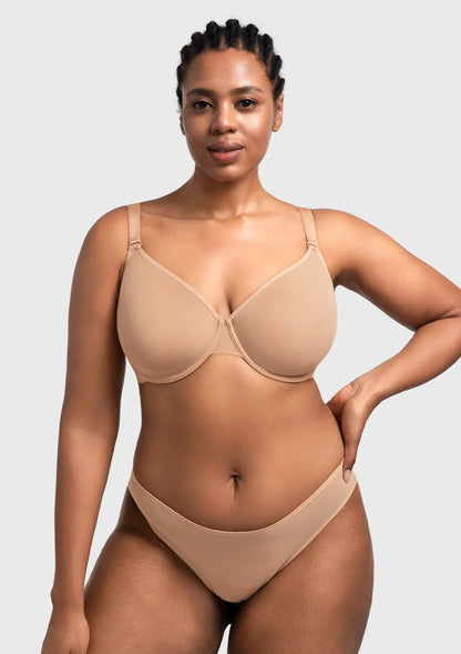 Seraphina Unlined Underwire Sheer Mesh Bra