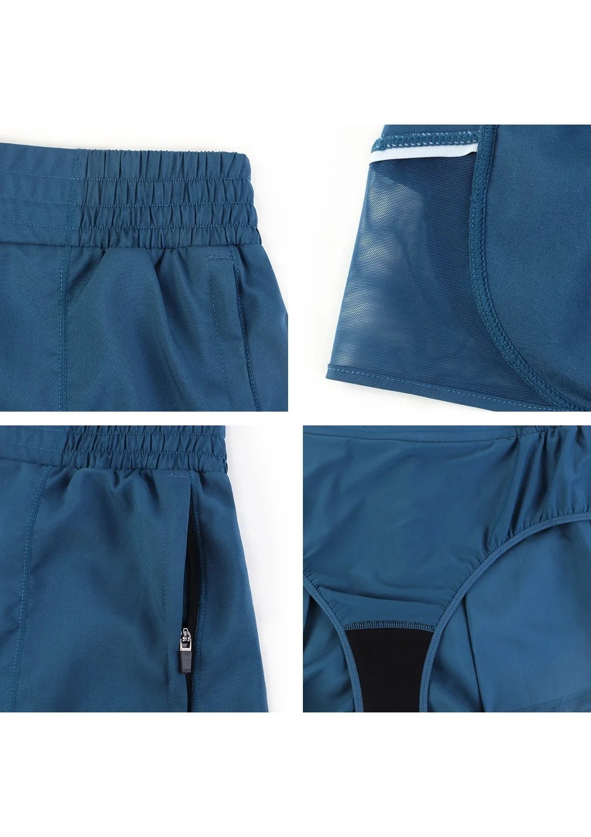 Speed Race Mid Waist Quick-Dry Running Shorts