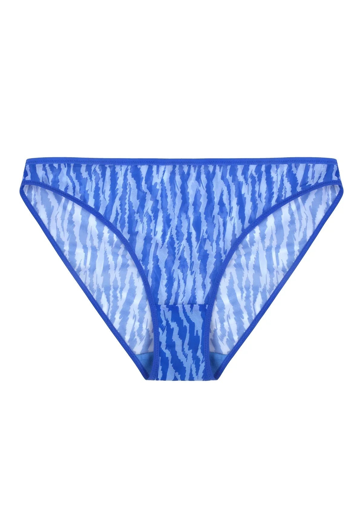 Zebra Wild Breathable Mesh Bikini Underwear