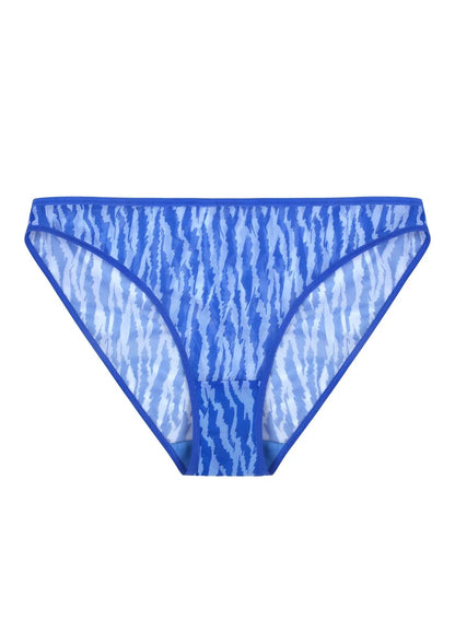Zebra Wild Breathable Mesh Bikini Underwear