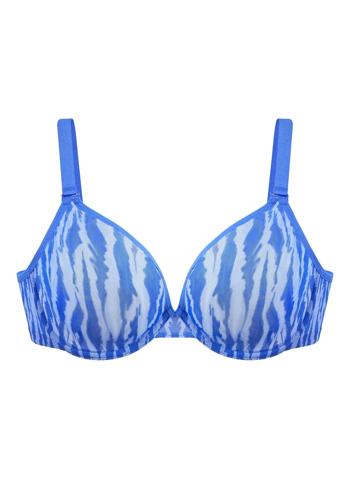 Zebra Wild Unlined Underwire Mesh Bra