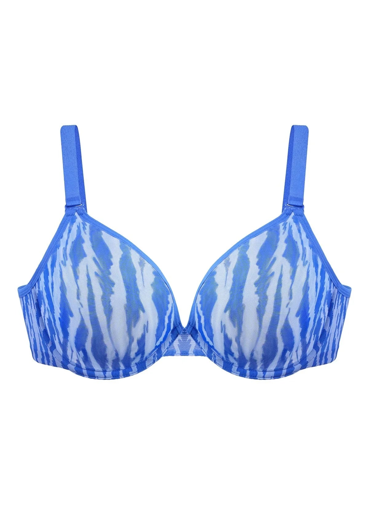 Zebra Wild Unlined Mesh Underwire Bra