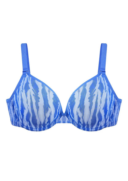 Zebra Wild Unlined Mesh Underwire Bra