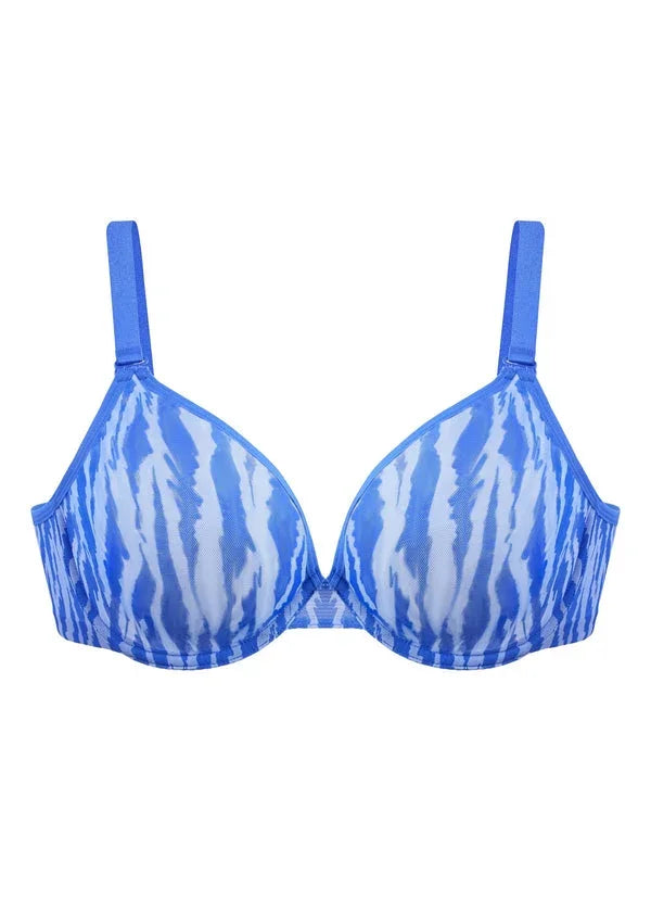 Zebra Wild Unlined Underwire Mesh Bra