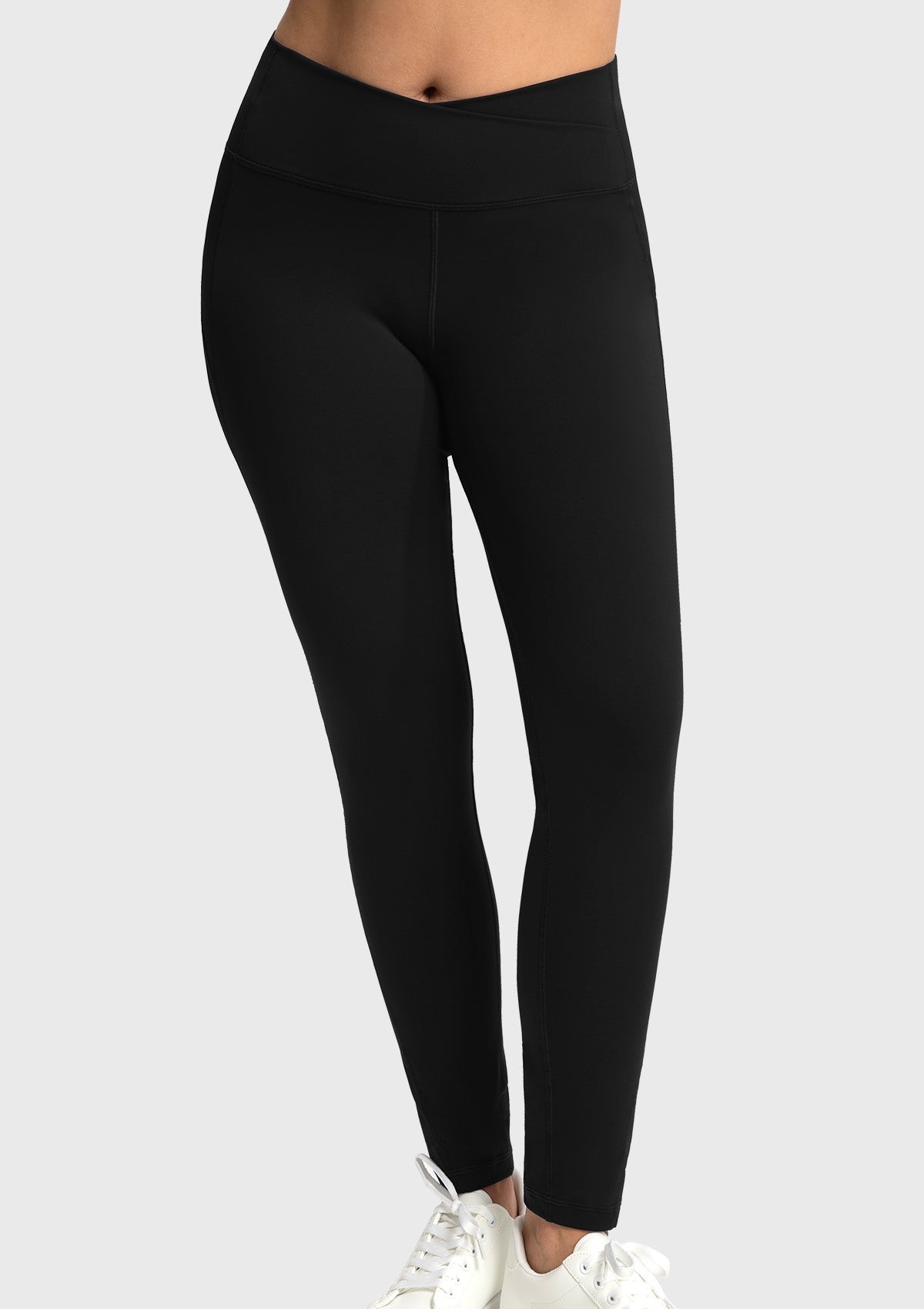Aura High-Waisted Crossover Cooling Yoga Pants