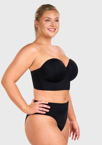 Seamless Cooling Longline Strapless Bra